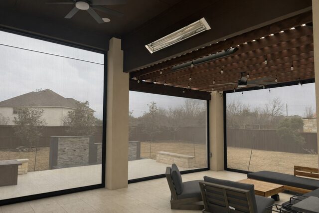 Do clear vinyl screens really block all wind and rain?