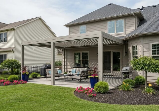 Elegant Pergola Transformation in Alexandria