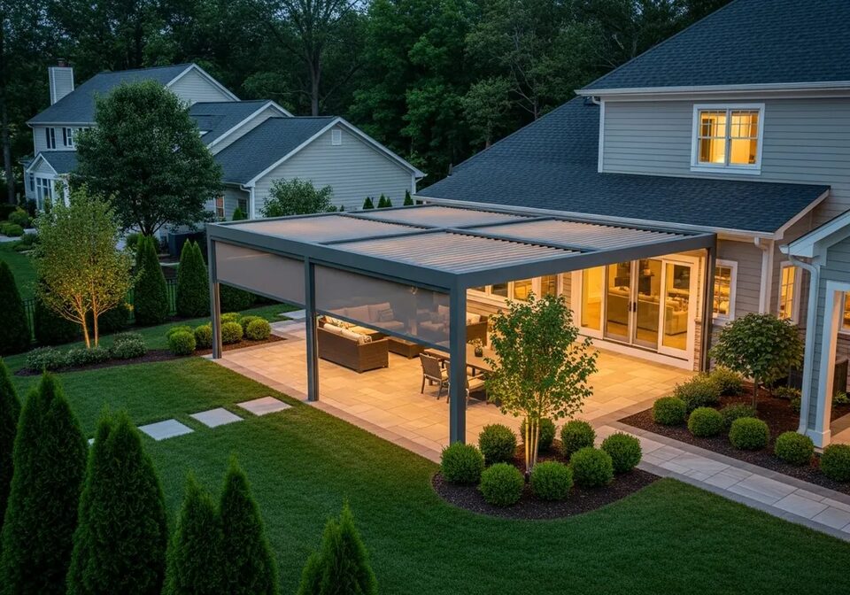 Elegant Pergola Installation in Woodbridge